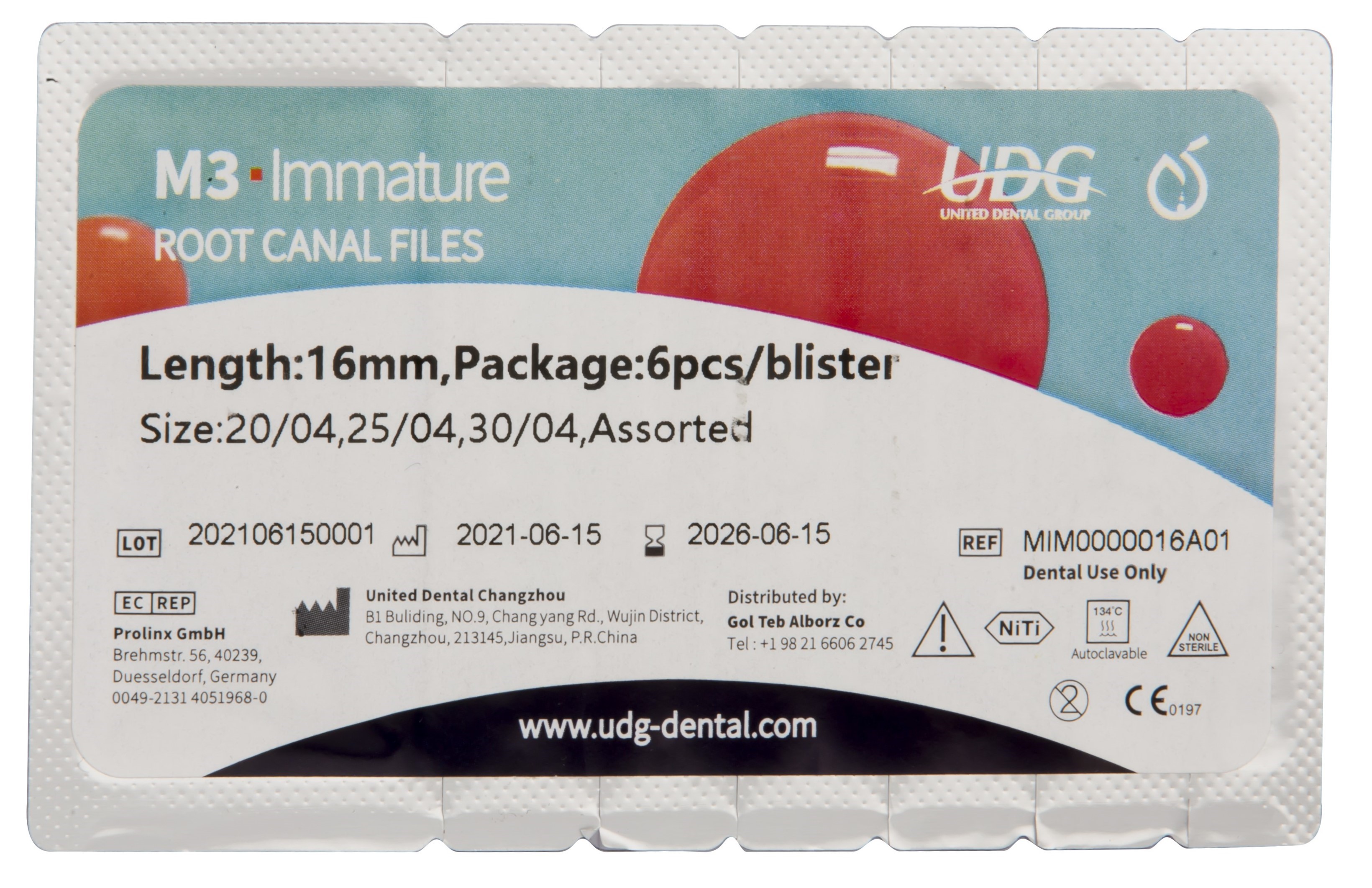 فايل روتاري اطفال ام تری (آسورت) 16mm